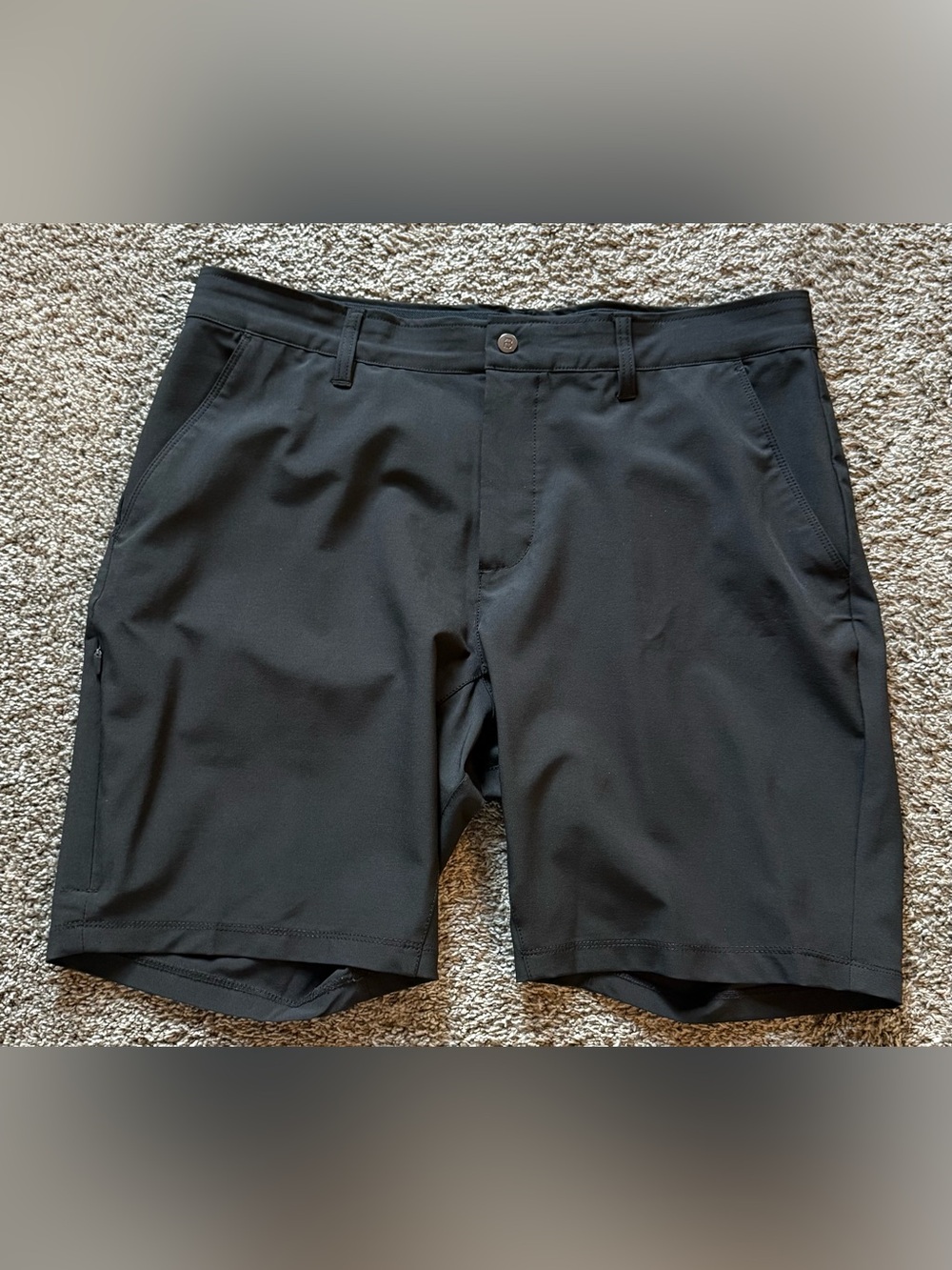 Men's Black Performance Shorts